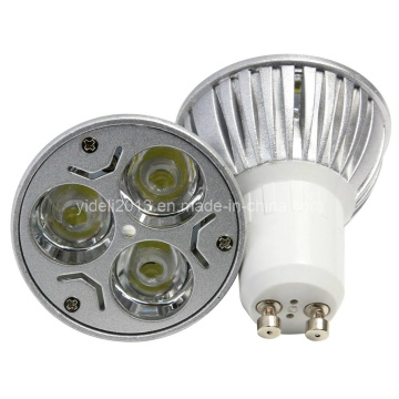 Novo Dimmable 3 * 3W Lâmpada LED GU10 Spotlight Teto Lampen